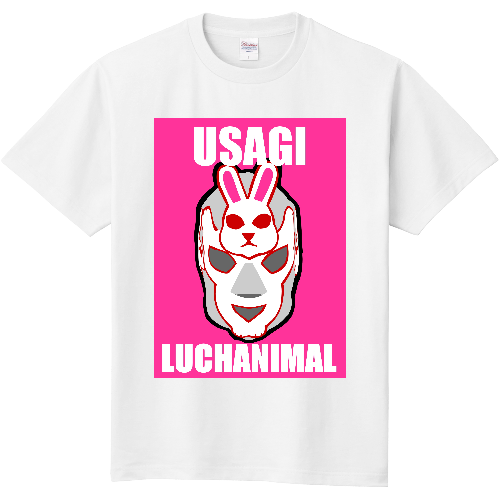 LUCHAウサギマスクTシャツ/LUCHANIMAL|オリジナルTシャツのUP-T