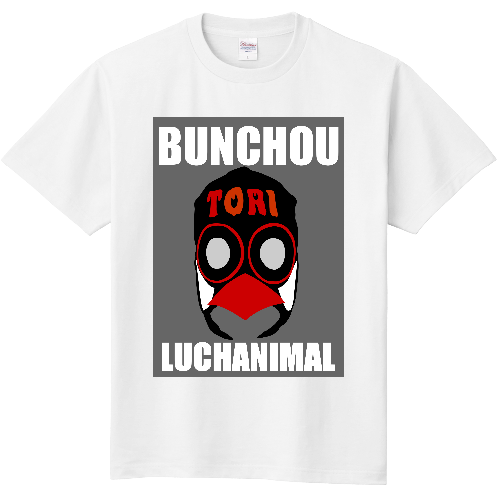 LUCHA文鳥マスクTシャツ/LUCHANIMAL FACE|オリジナルTシャツのUP-T