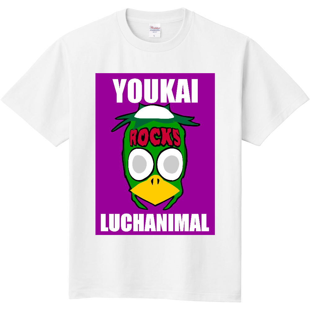 LUCHAニワトリマスクTシャツ/LUCHANIMAL FACE|オリジナルTシャツのUP-T