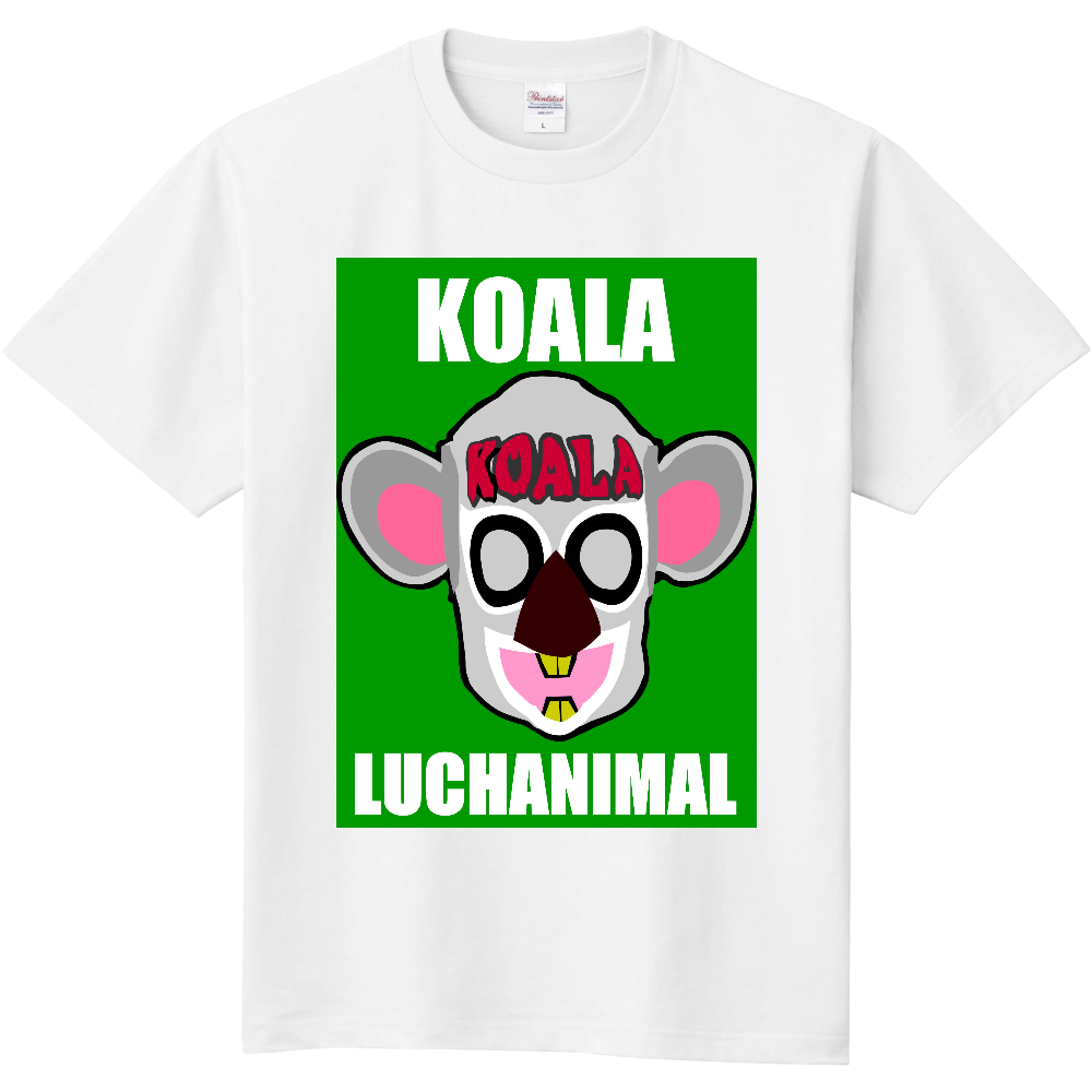 LUCHAコアラマスクTシャツ/LUCHANIMAL FACE|オリジナルTシャツのUP-T