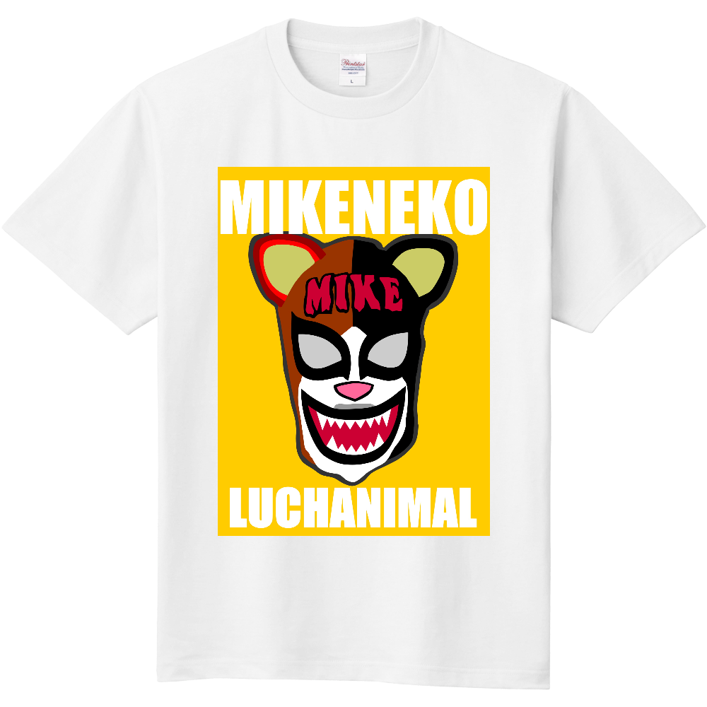 LUCHAウサギマスクTシャツ/LUCHANIMAL|オリジナルTシャツのUP-T