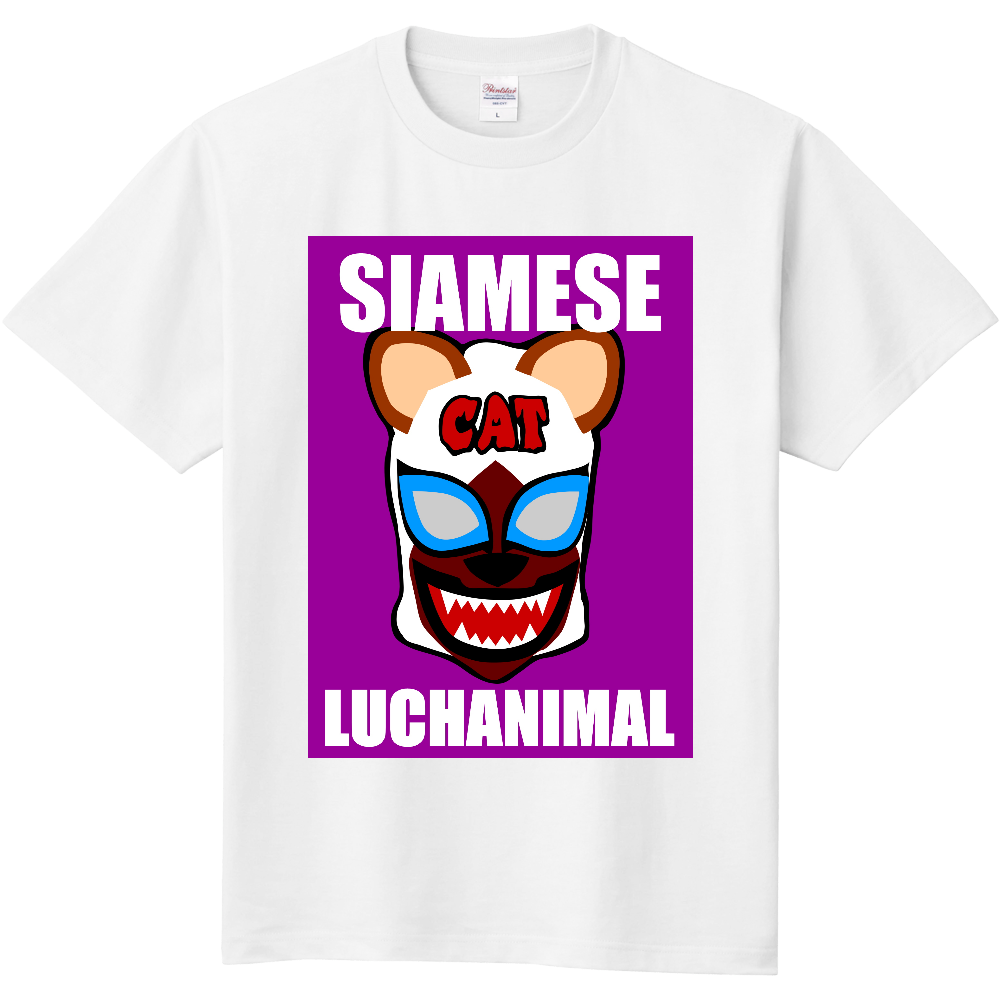 LUCHAニワトリマスクTシャツ/LUCHANIMAL FACE|オリジナルTシャツのUP-T