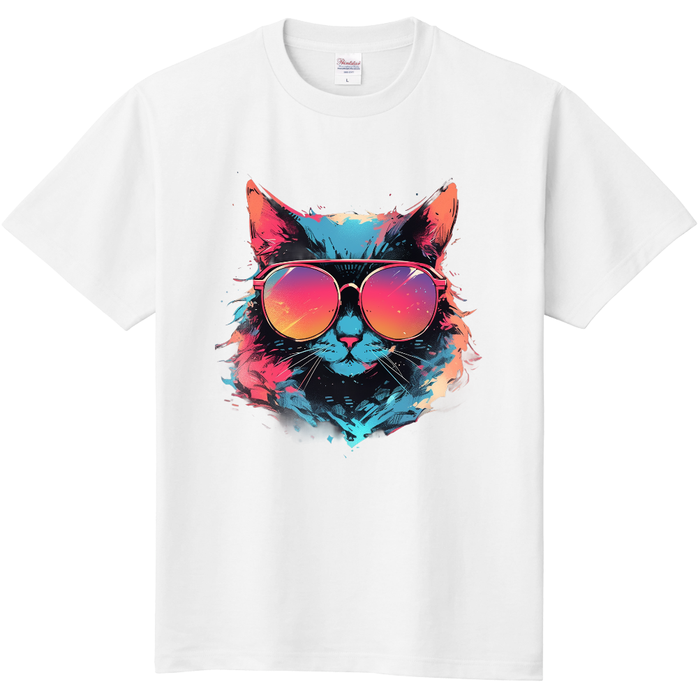 サングラス猫|オリジナルTシャツのUP-T