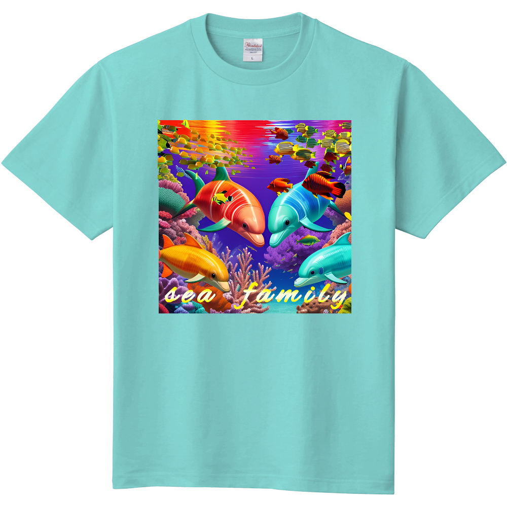 sea ​​family 定番Tシャツ|オリジナルTシャツのUP-T