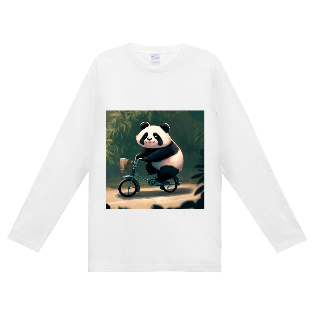 Panda on a bicycle（自転車に乗ったパンダ）