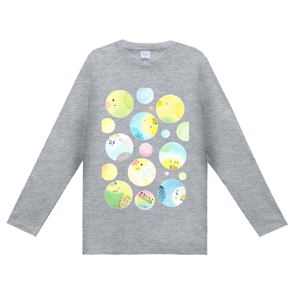 長袖Tシャツ(ふわふわセキセイ)