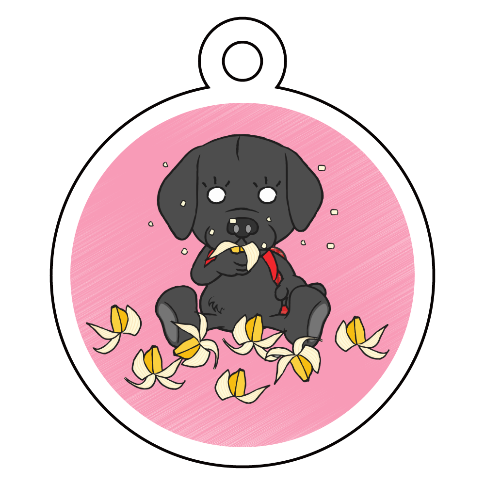 あんこちゃんキーホルダー(ピンク)