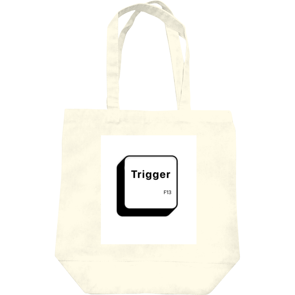 トリガーキーF13トートバッグ（20色）-レギュラーキャンバストートバッグ(M)