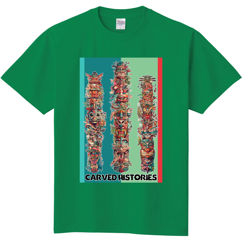 トーテムポール 002（Totem Pole：オリジナルTシャツ）|オリジナルT