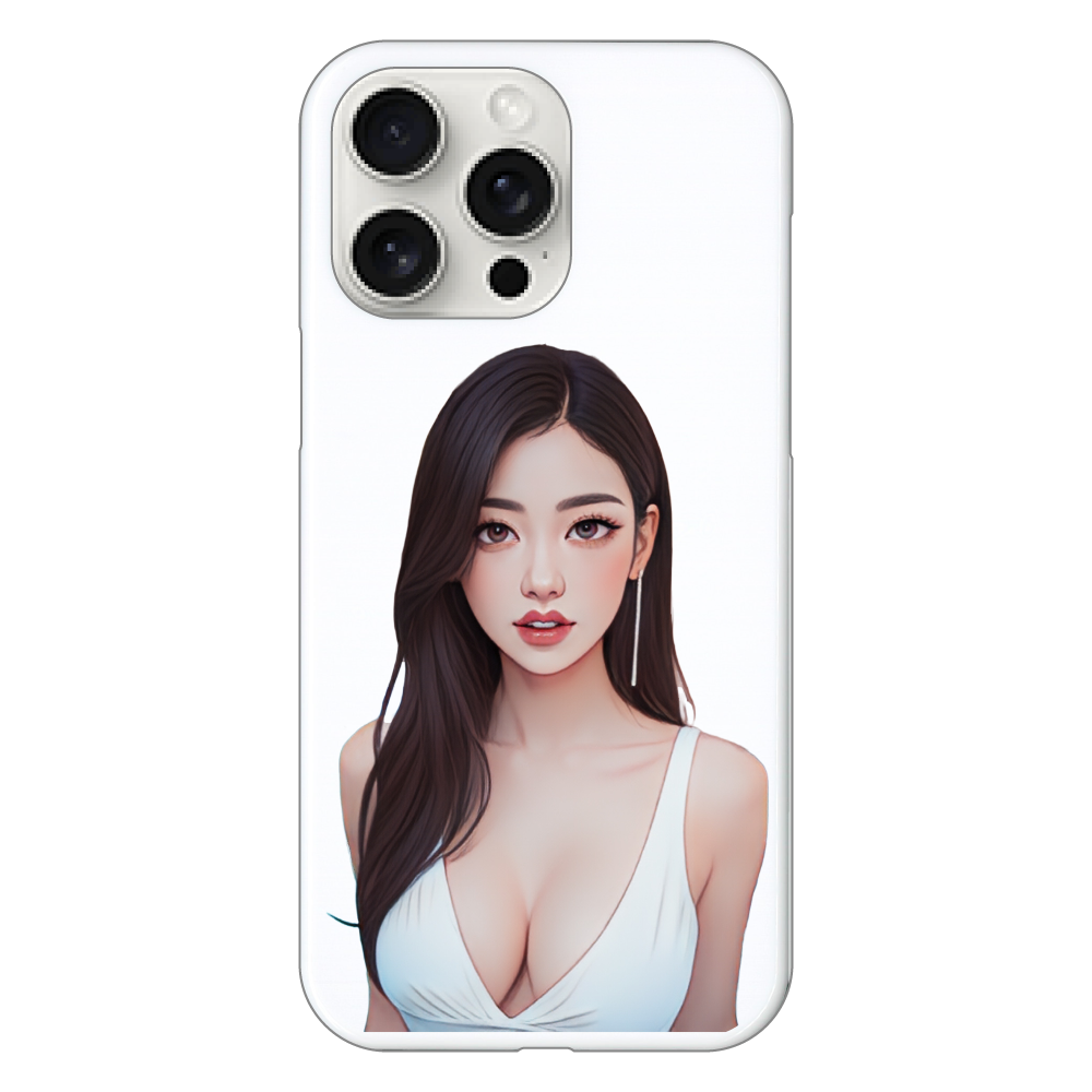 Iphone15 Pro Max ハードケース キュートなお姉さん オリジナルtシャツのup T