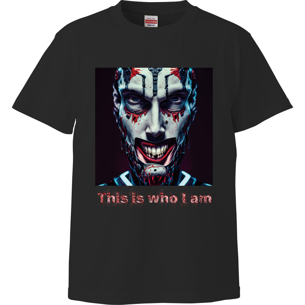 アートTシャツ 「This is who I am」|オリジナルTシャツのUP-T