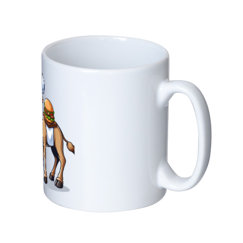 Camel eating a hamburger（ハンバーガーを食べるラクダ）