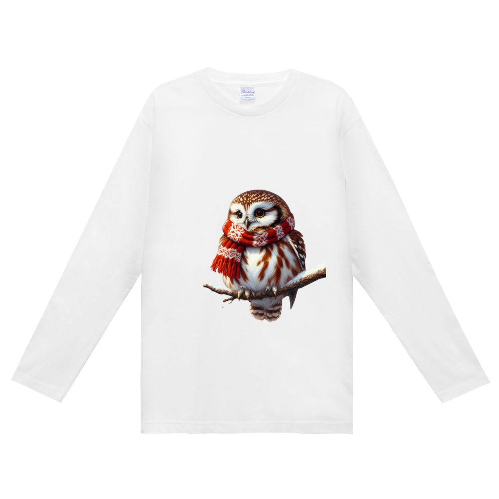 Owl with gloves（手袋をつけたフクロウ）|オリジナルTシャツのUP-T