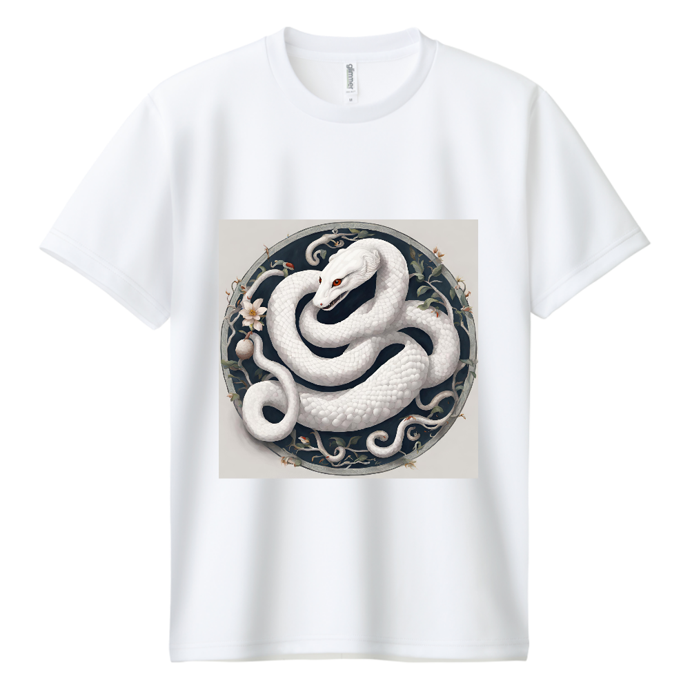 禅の園:円相の白蛇