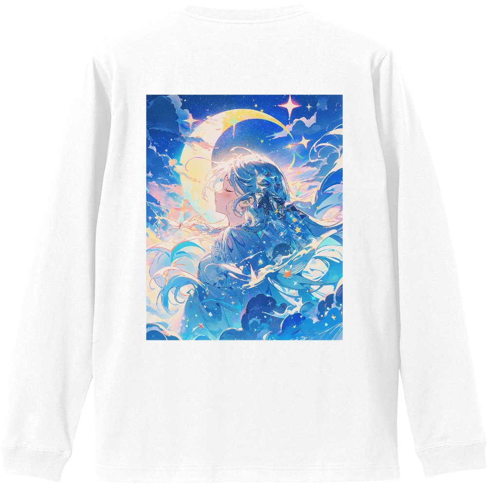 バックプリントロングスリーブTシャツ