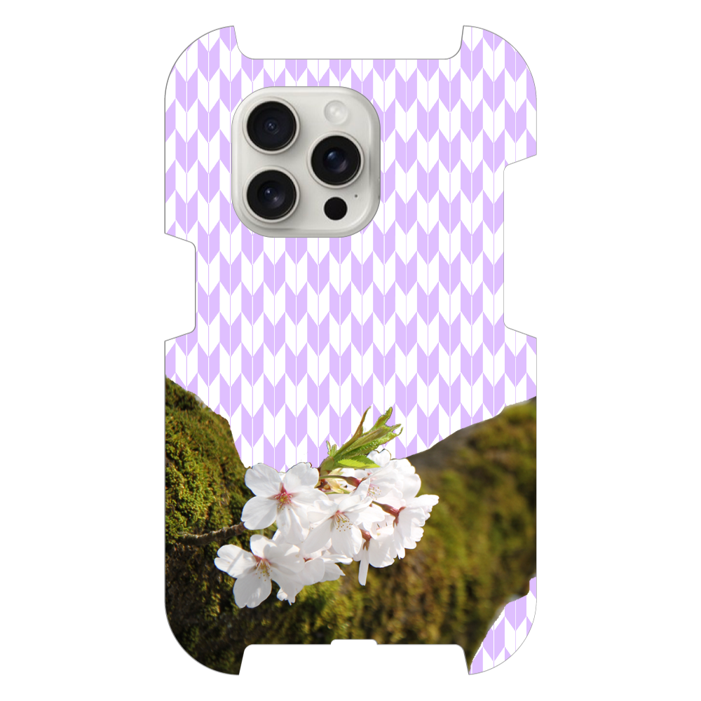 矢絣と桜　新しい門出　iPhone15 Pro