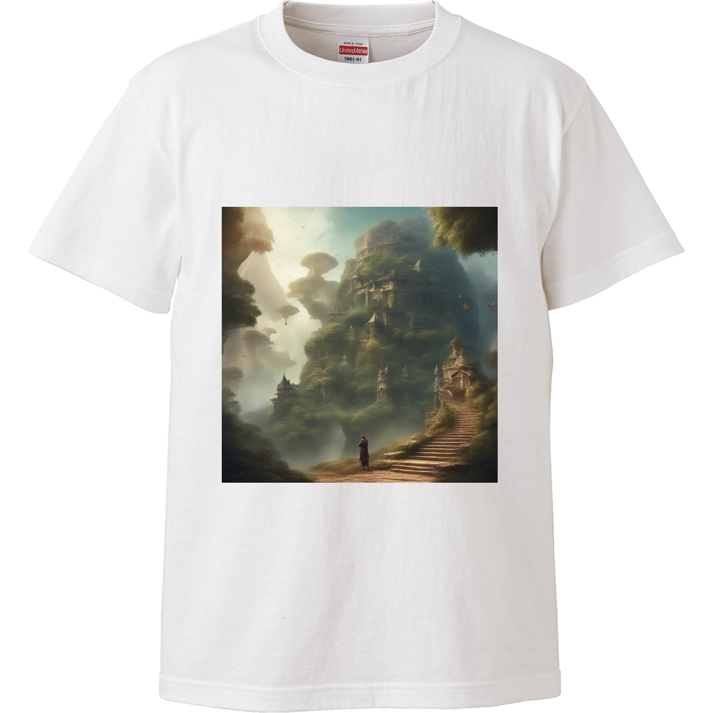 現実とファンタジーの融合したイラスト