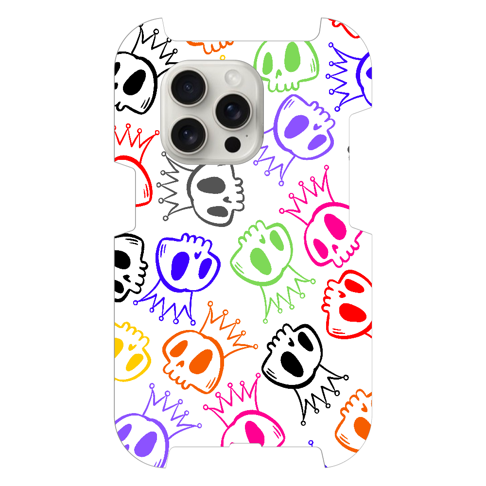 iPhone15Pro用「Born again, but never the same」スマホケース