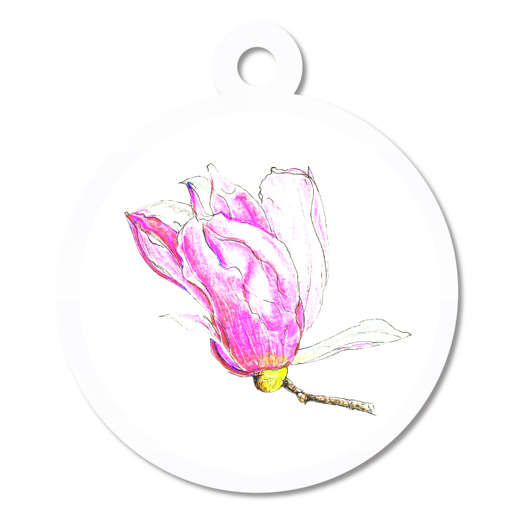 アクリルキーホルダー (モクレン)