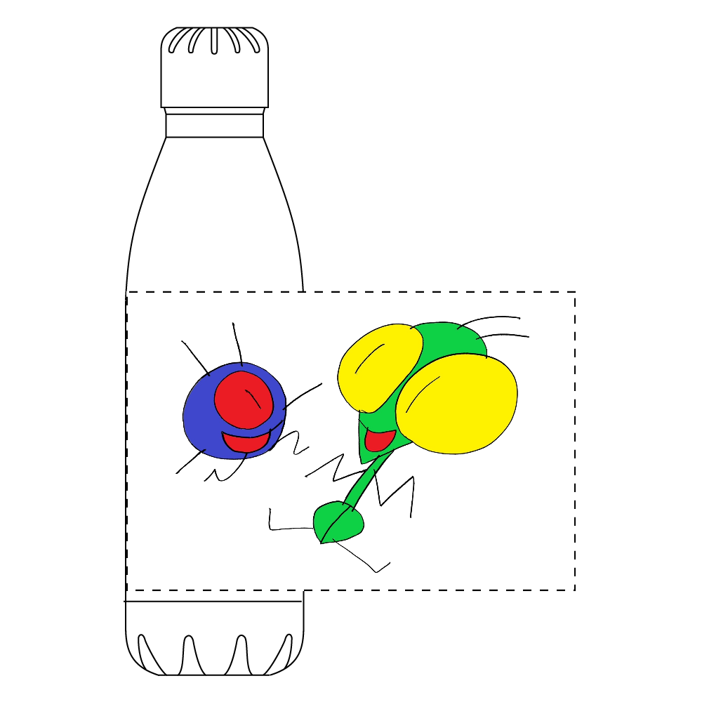 カマタとアオのロケットサーモボトル