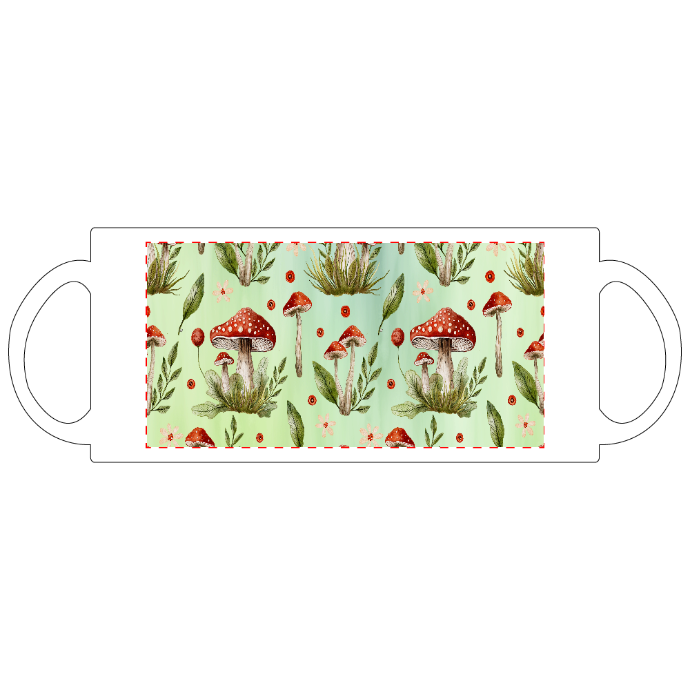 キノコをデザインに取り入れました