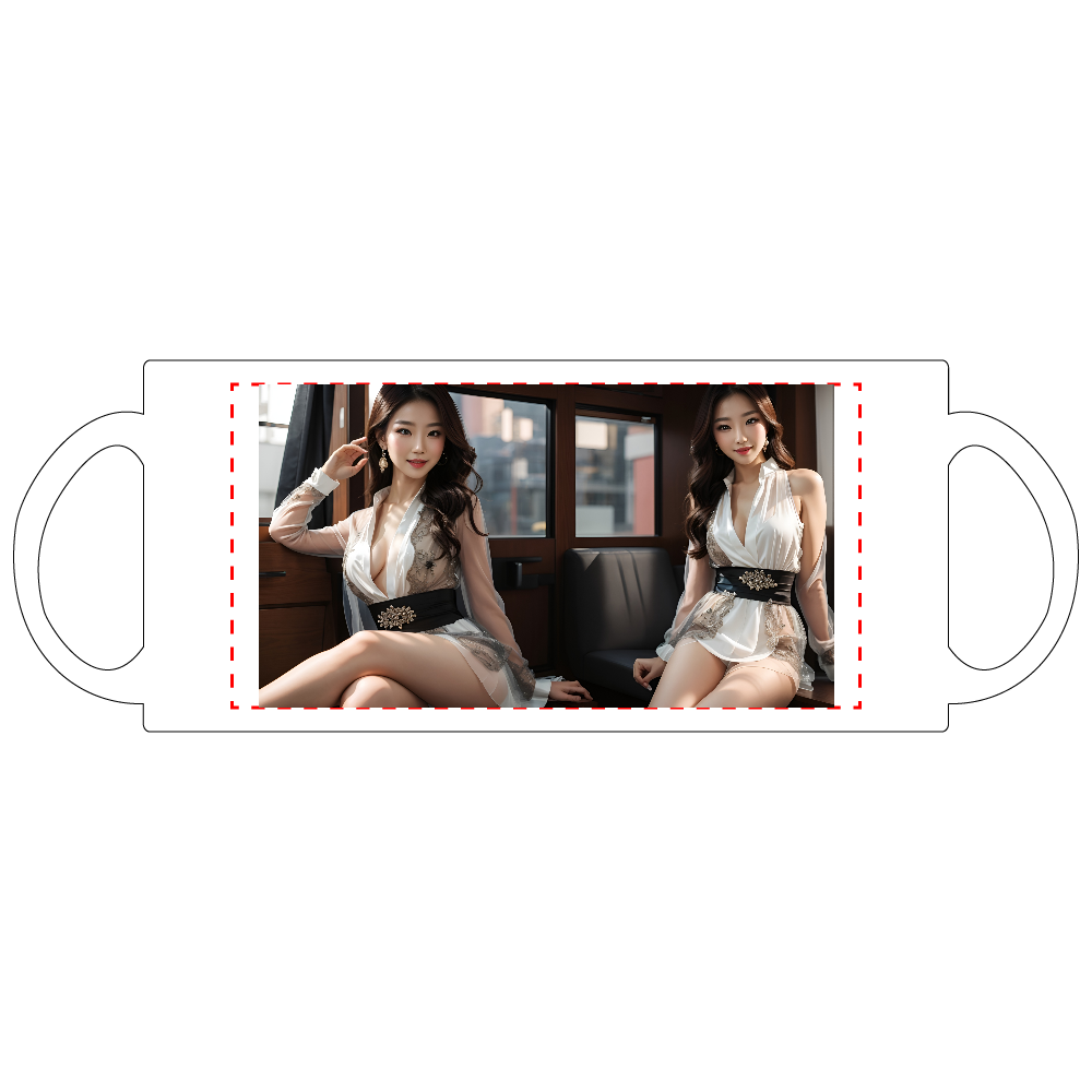 美人の佇む風景