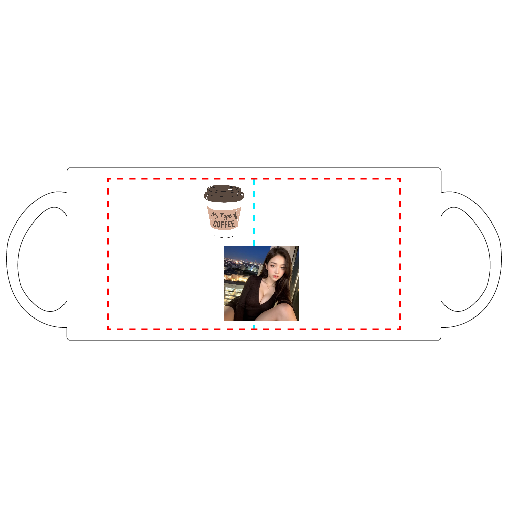 美女コレクター　マグカップ