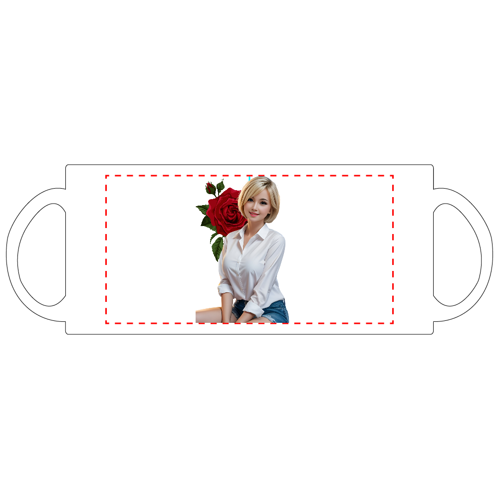 美女コレクター マグカップ