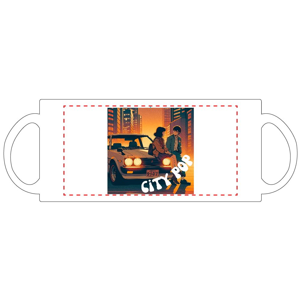 シティーポップ　マグカップ