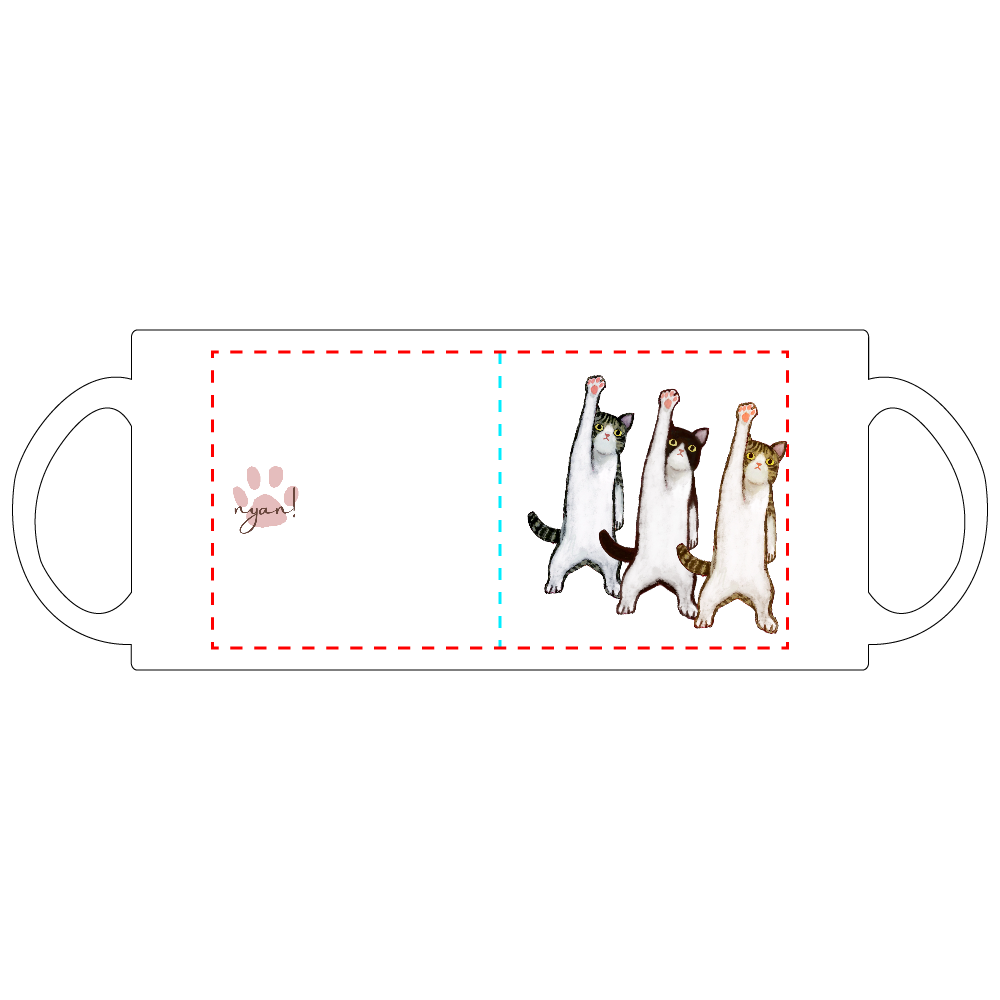 マグカップ(ハイ!ネコです)