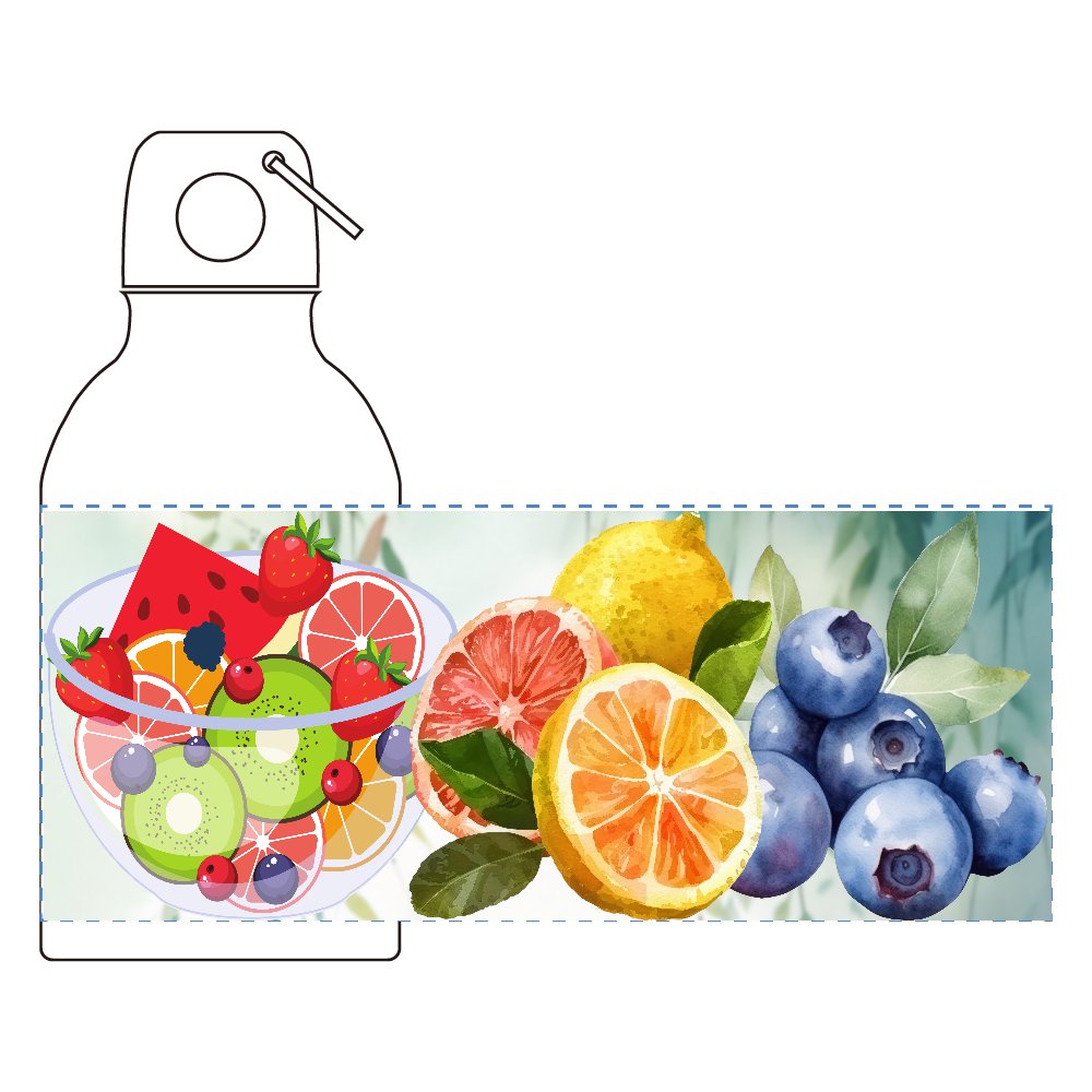 果物をたくさん選びました