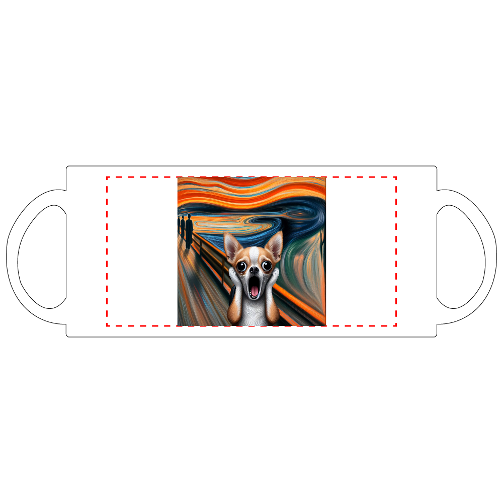 チワワとムンクの融合