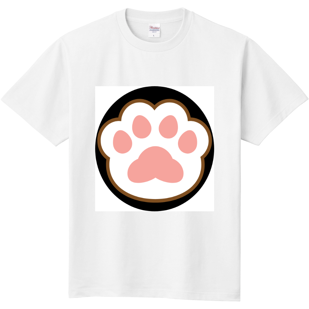 「キュートな猫の足跡