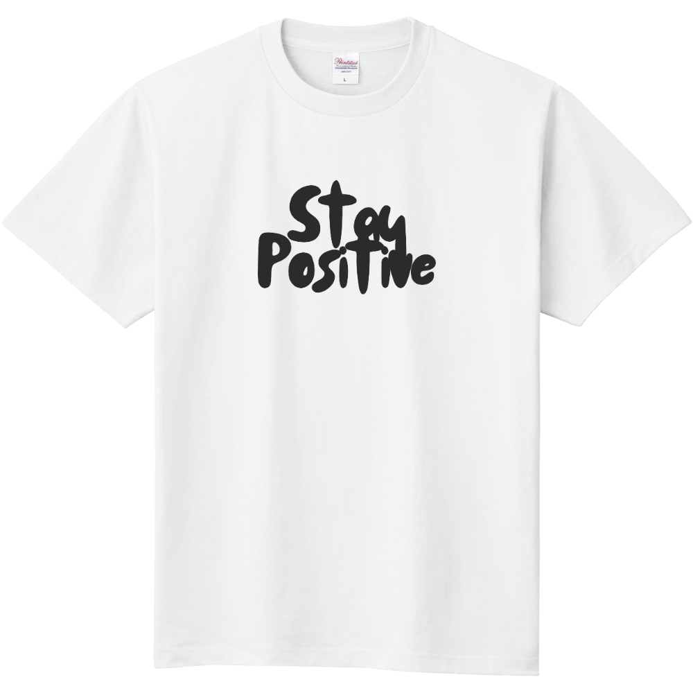 Stay Positive White 白