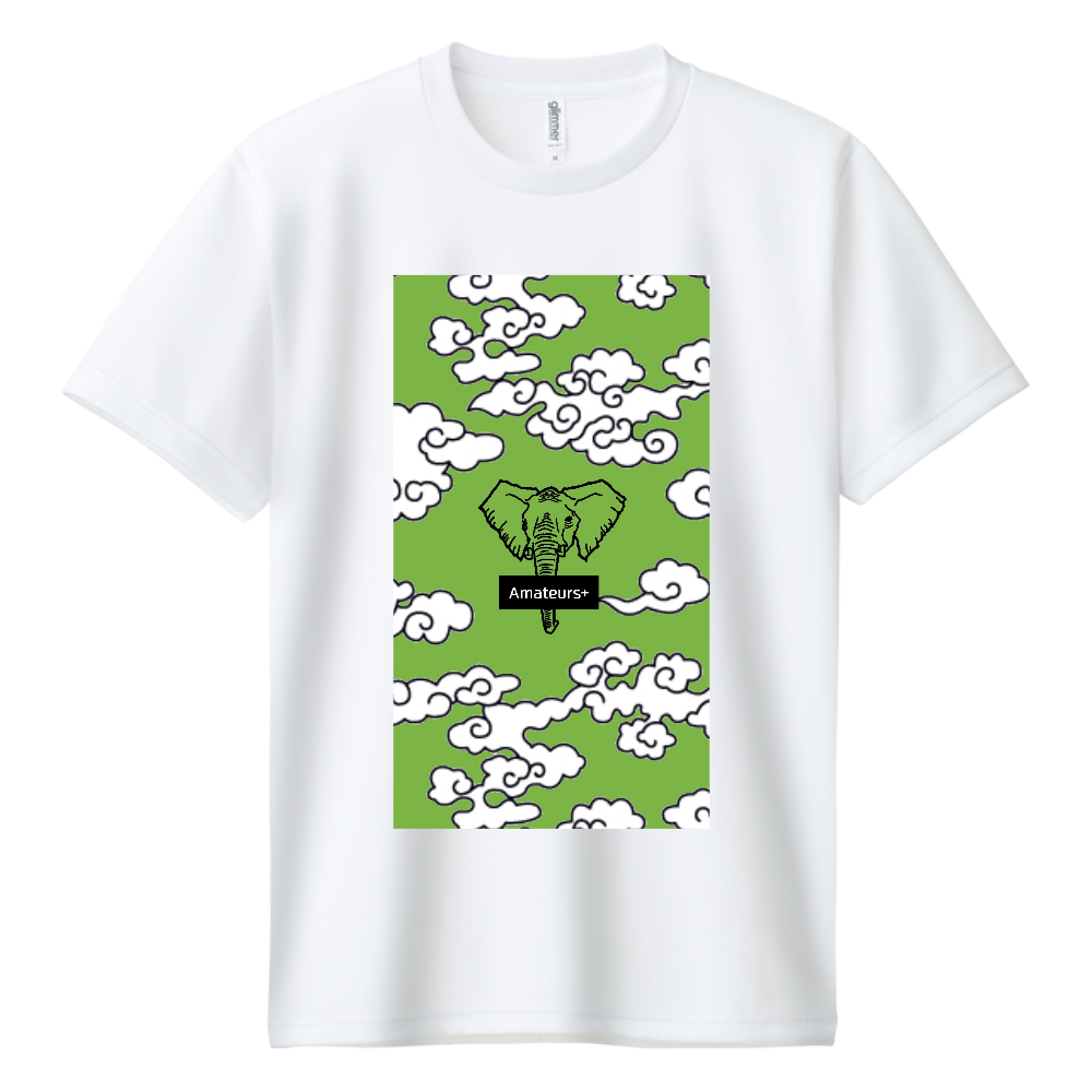 Amateurs+白雲ゾウ ドライ半袖Tシャツ