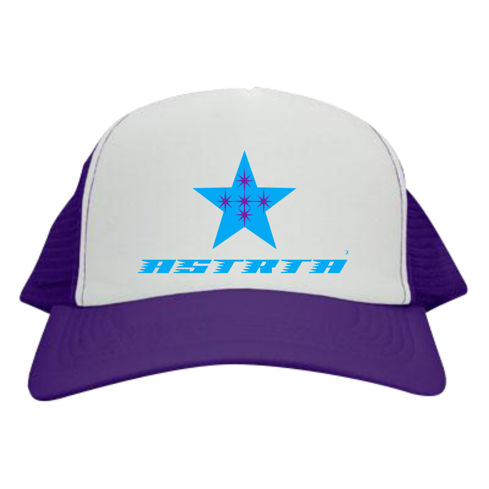 TRUCKER CAP【PURPLE X WHITE】