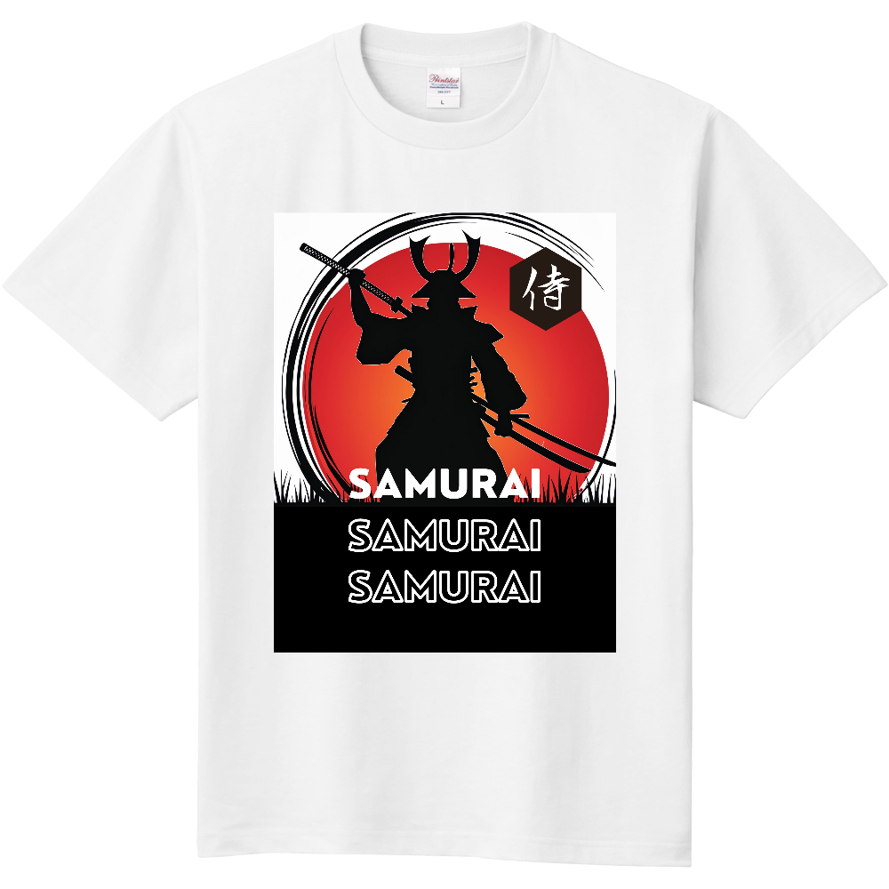 侍　侍Tシャツ　Japan　Samurai　Tshirt　シルエット　silhouette