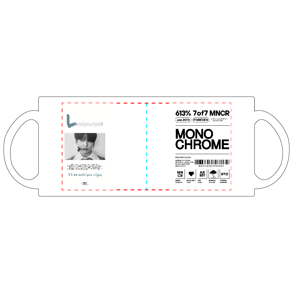 【Jung kook】MONOCHROMEマグ