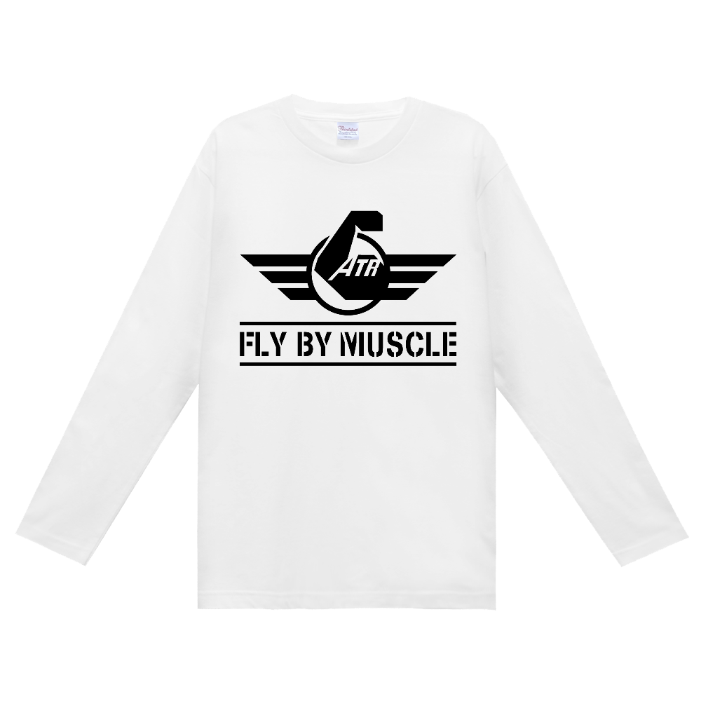 ATR FLY BY MUSCLE 黒ロゴ【定番長袖Tシャツ】