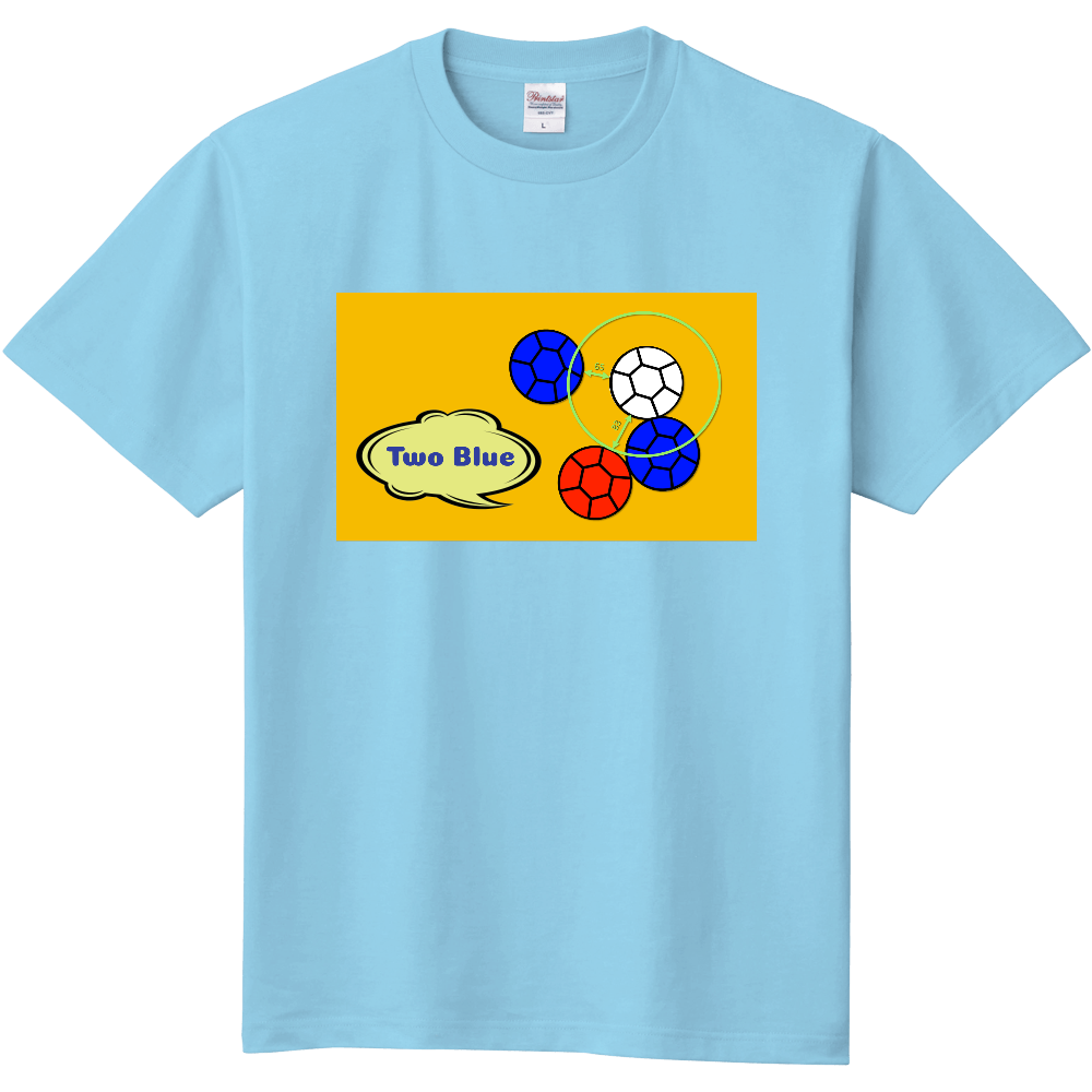 「Two Blue」Ｔシャツ（メジャー）