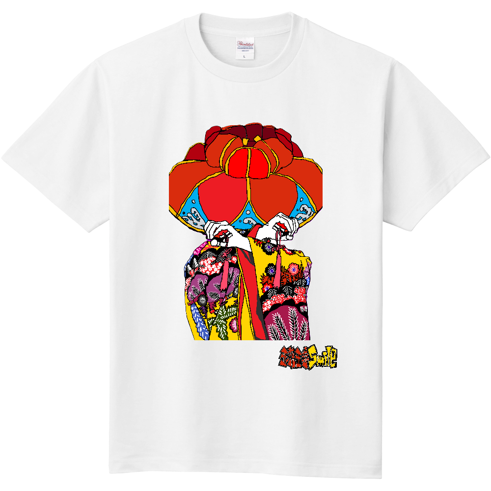 花笠 Tシャツ（定番Ｔシャツ）|オリジナルTシャツのUP-T