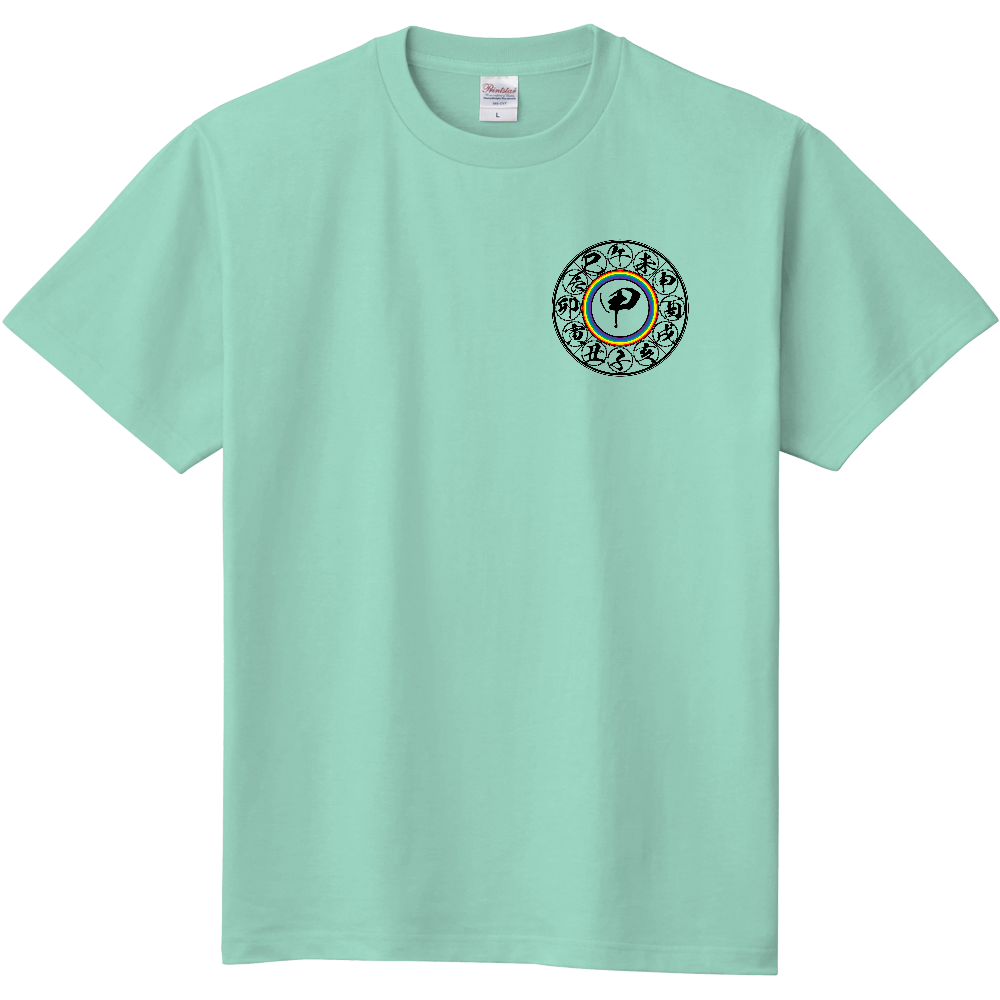 占術Tシャツ 太陽の通り道甲編 (ミントグリーン)