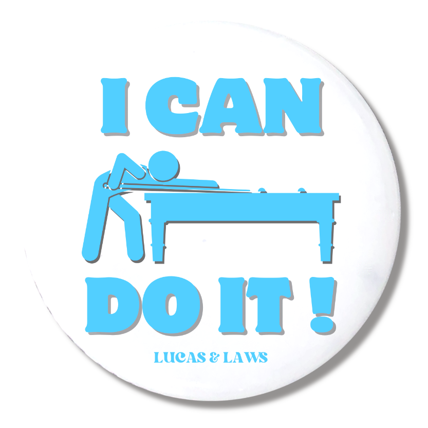 【I can do it!】ビリグラム缶バッジ