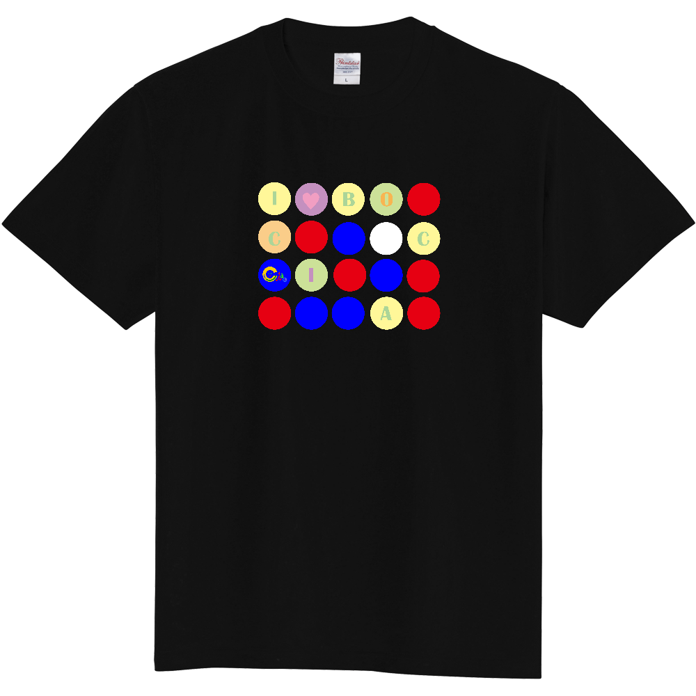 「Two Blue」Ｔシャツ　ドット柄