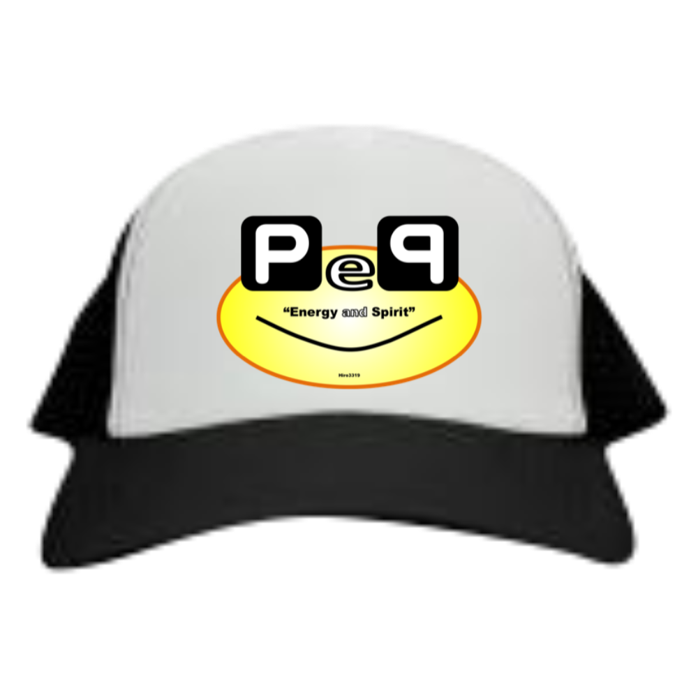 ◼︎PeP-Baseball cap （mesh cap）◎Forest × White