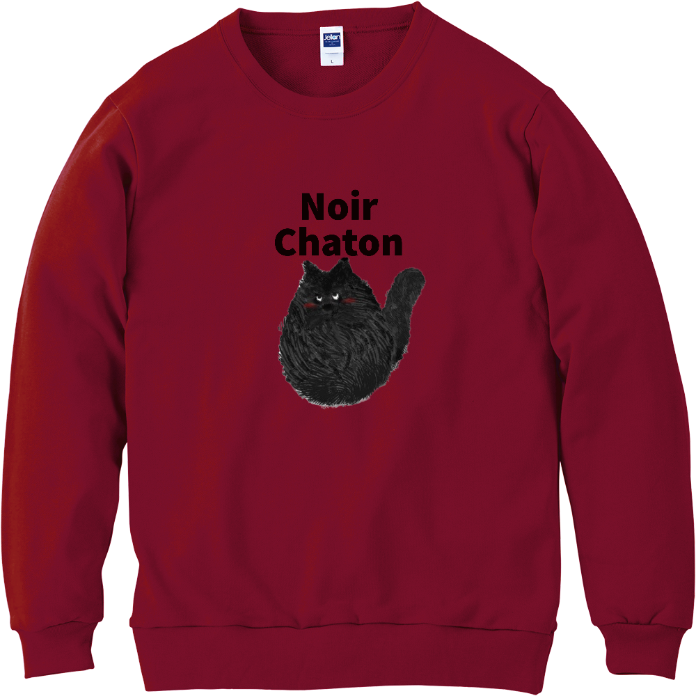 Noir chaton（黒猫）スウェット