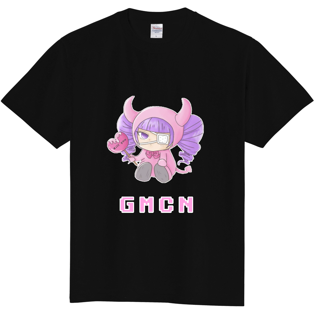 デビルグミ美 Tシャツ 黒