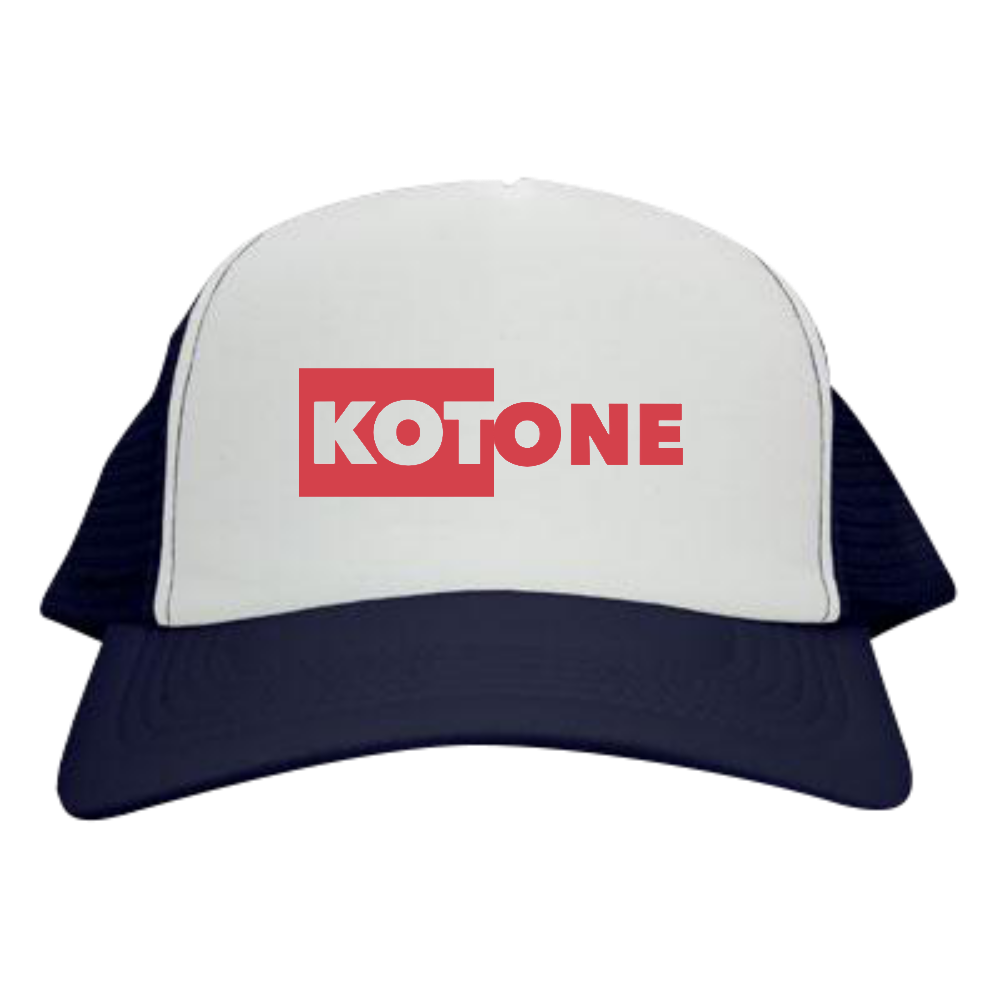 KOTONEキャップ (ジャパンブルー × ホワイト)