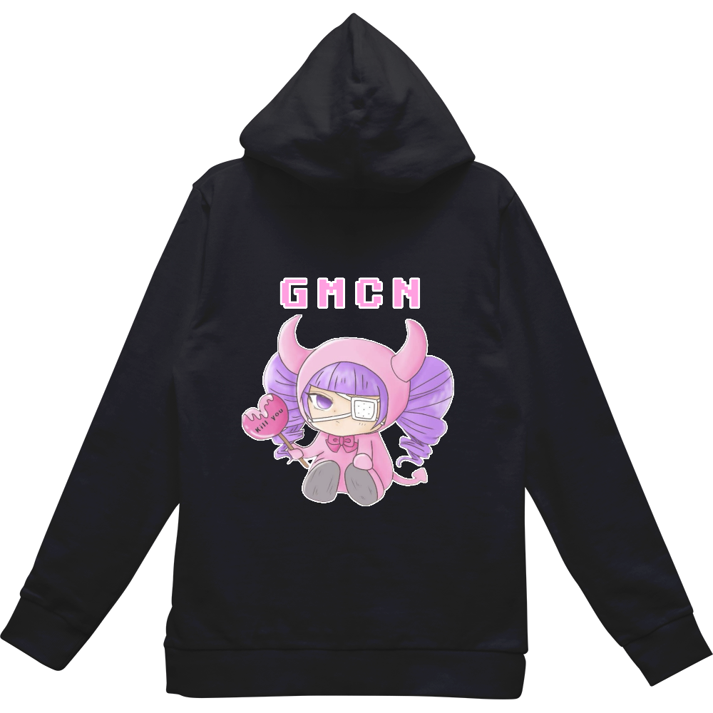 悪魔グミ美 ジップアップパーカー
