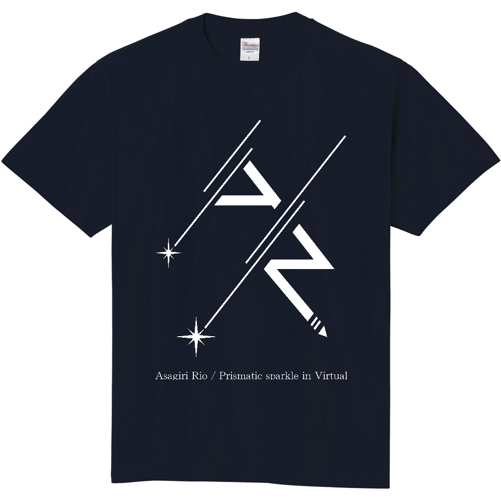 浅葱里リオビッグロゴマークTシャツ